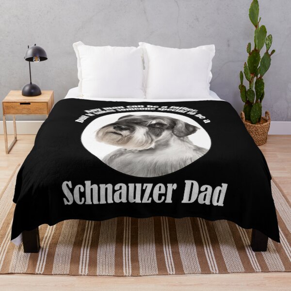 Item preview, Schnauzer Dad Special Father Quote Dog Portrait designed and sold by SoyLamderma.