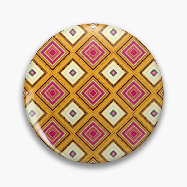 Item preview, Sunset Mosaic Retro Geometric Diamond Pattern designed and sold by whimsiqueer.