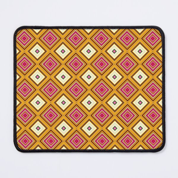 Item preview, Sunset Mosaic Retro Geometric Diamond Pattern designed and sold by whimsiqueer.