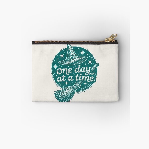 Item preview, Halloween Spooky One Day At A Time Quote Witch Vintage Spell Broom Magic Inspirational Gift designed and sold by Connys Colorful World.