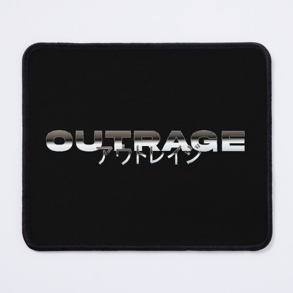 Item preview, Copy of Outrage in Japanese with red gradient and splatter designed and sold by killem667.