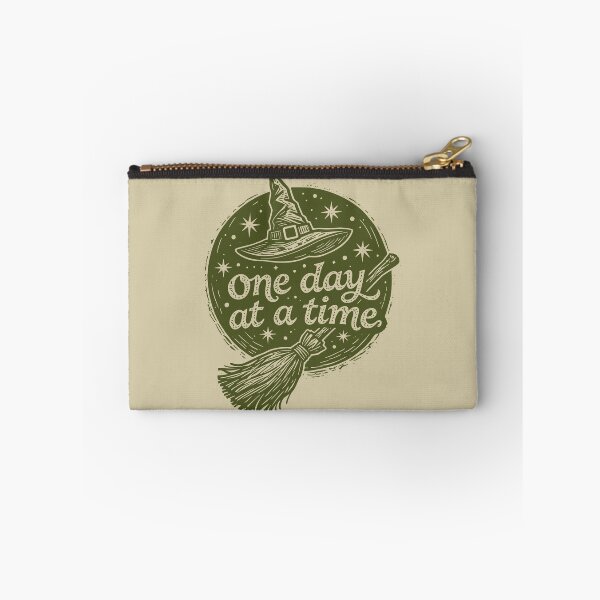 Item preview, Witch One Day At A Time Quote Vintage Spell Broom Magic Halloween Spooky Inspirational  designed and sold by Connys Colorful World.