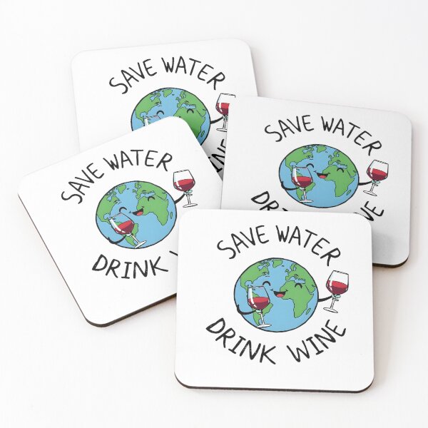 Item preview, Save Water Drink Wine - Happy Earth Wine Lover designed and sold by tomsze12.