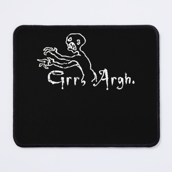 Item preview, "Grr, argh!" Buffy Vampire Horror Meme designed and sold by GrinReaperGoods.