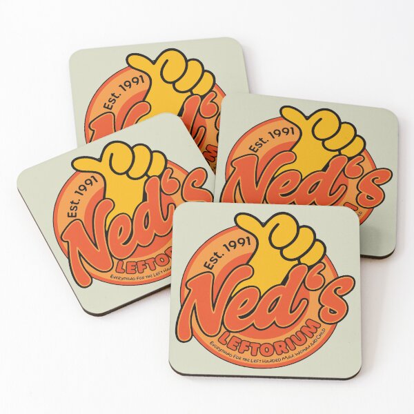 Item preview, Leftorium Ned Flanders Simpsons Cartoon Logo designed and sold by killem667.