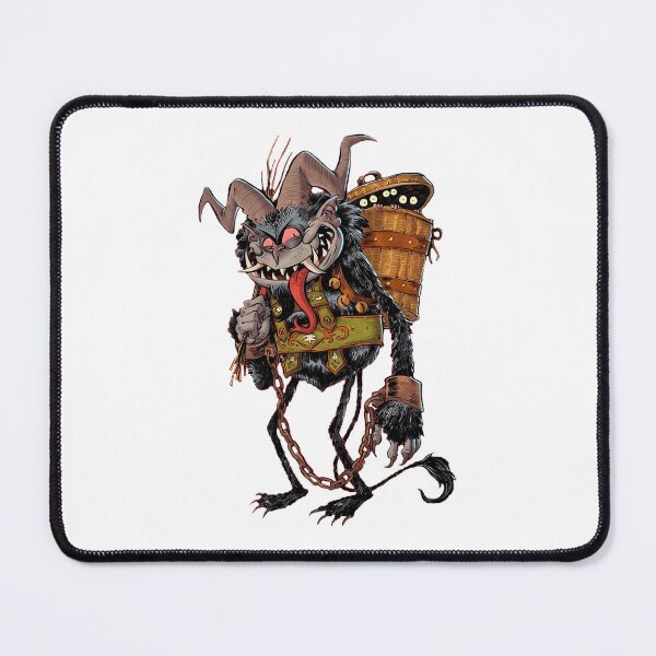 Item preview, Horned Christmas Monster With Basket And Chains designed and sold by MagdalenYost.