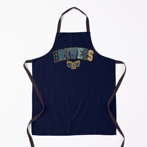 Item preview, Brewers Coquette Style Denim-effect Sports Fan Team Spirit designed and sold by RockTheFeal.