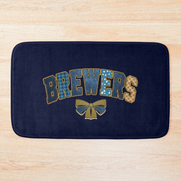 Item preview, Brewers Coquette Style Denim-effect Sports Fan Team Spirit designed and sold by RockTheFeal.