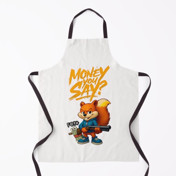 Item preview, Conker The Squirrel With Shotgun And Cash designed and sold by BridgesArtistry.