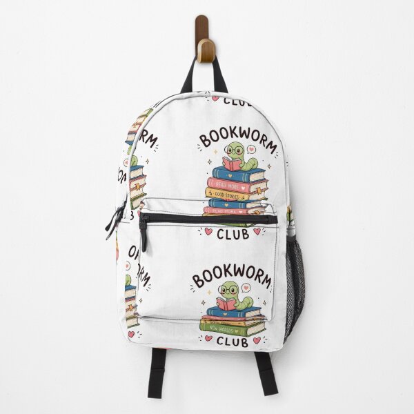 Item preview, Bookworm Club Cute Reading Books Book Lover Literary Book Stack Design designed and sold by Sanika arts .