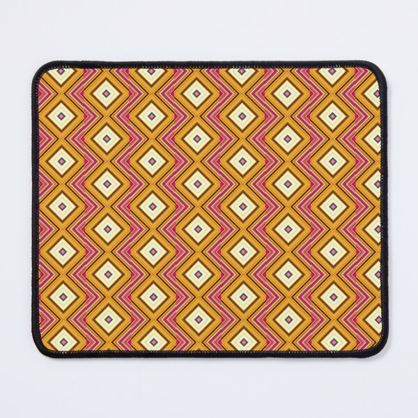 Item preview, Desert Flame Stitch Chevron Retro Pattern designed and sold by whimsiqueer.