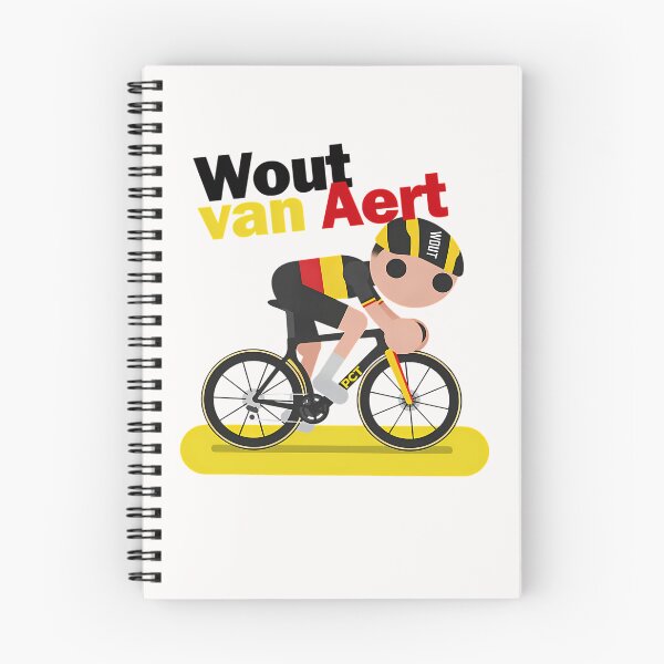 Item preview, Wout Van Aert Minimalist Cyclist Illustration designed and sold by BridgesArtistry.