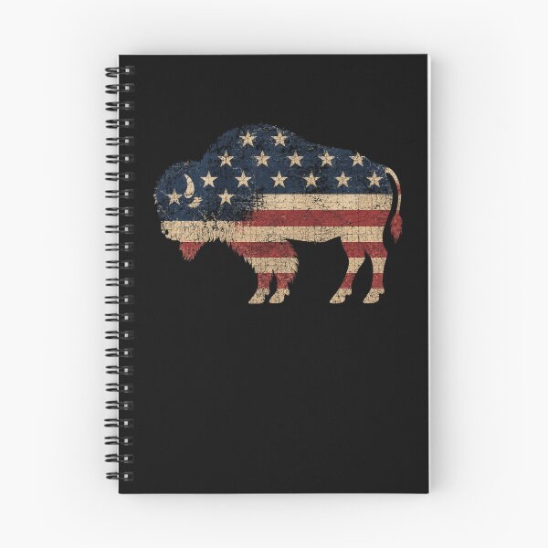 Item preview, Retro American Bison Flag Vintage Patriotic Wildlife designed and sold by Moizento.
