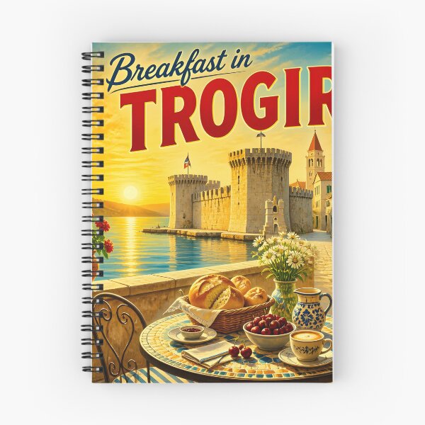 Item preview, Trogir Croatia at Breakfast - Scenic Travel Destinations designed and sold by LSVart.