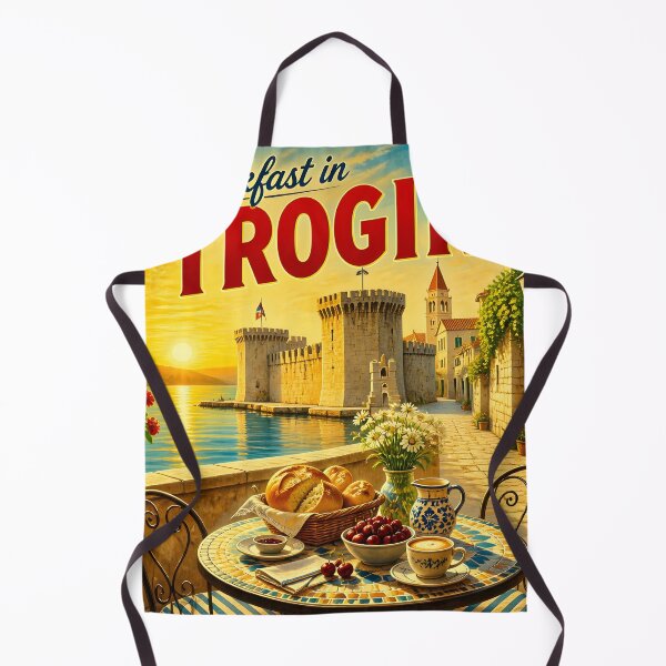 Item preview, Trogir Croatia at Breakfast - Scenic Travel Destinations designed and sold by LSVart.