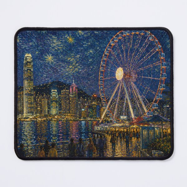 Item preview, Central Waterfront - Van Gogh's Dream Travels (Impressionist Art) designed and sold by ianm1028.