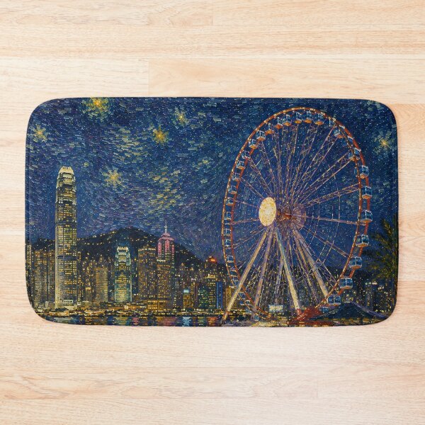Item preview, Central Waterfront - Van Gogh's Dream Travels (Impressionist Art) designed and sold by ianm1028.