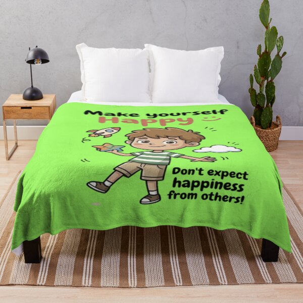 Item preview, Cute Boy Rocket Star - Make Yourself Happy Self Love Quote designed and sold by LUKOWEAR.
