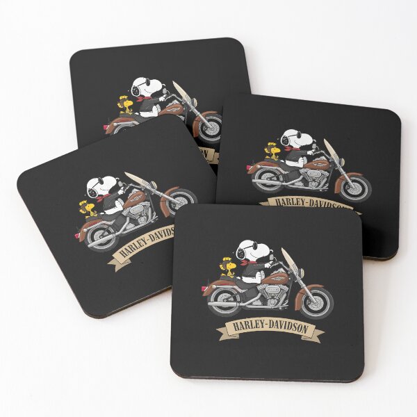 Artikelvorschau, Snoopy und Woodstock fahren Motorrad entworfen und verkauft von Nahkolahmom.