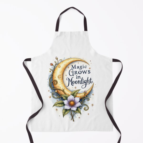 Item preview, Magic Grows in Moonlight Floral Watercolor Art designed and sold by Connys Colorful World.