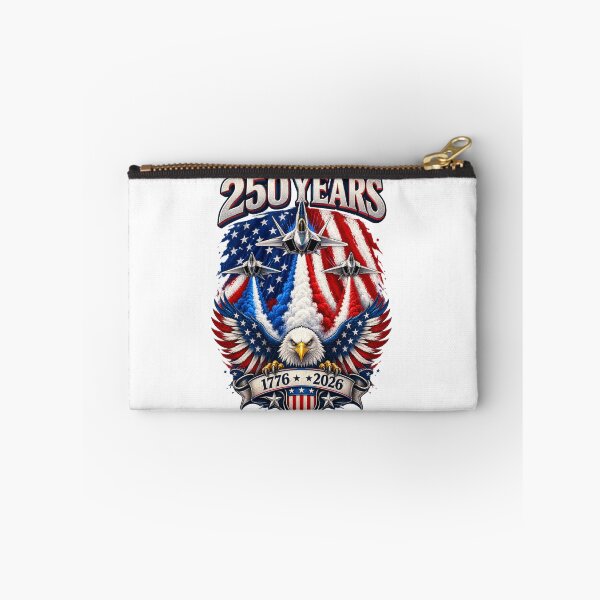Item preview, USA 250 Years 1776–2026 T-Shirt | American Pride Fighter Jets & Eagle Patriotic Design designed and sold by FashionHubLK.