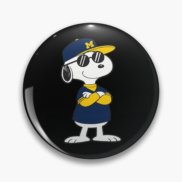 Item preview, Snoopy Hiphop Michigan Basketball designed and sold by Nahkolahmom.