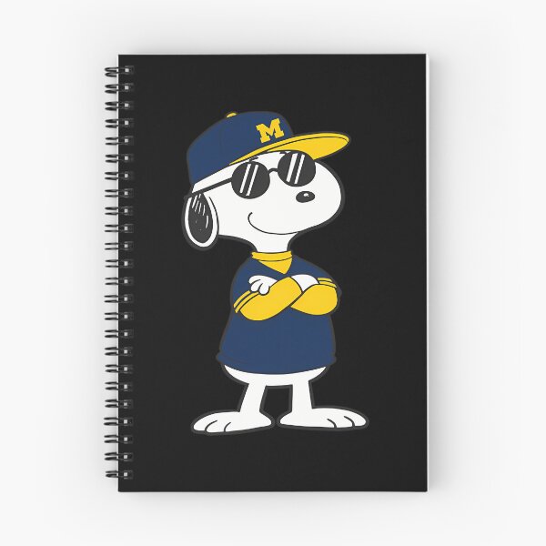Item preview, Snoopy Hiphop Michigan Basketball designed and sold by Nahkolahmom.