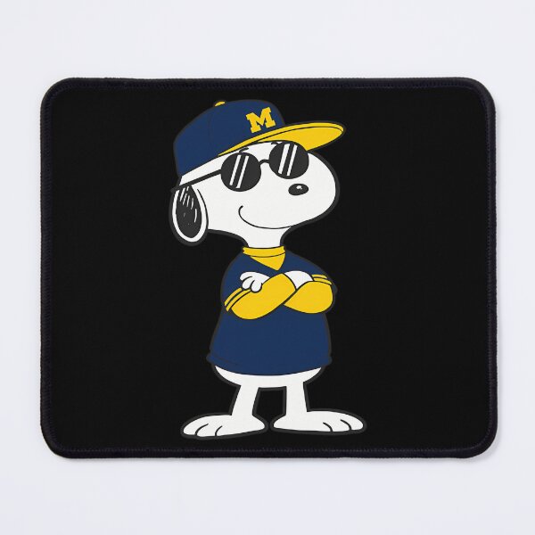 Item preview, Snoopy Hiphop Michigan Basketball designed and sold by Nahkolahmom.