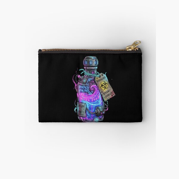 Item preview, Cyberpunk Potion Bottle Biohazard Neon Alchemy Halloween designed and sold by LUKOWEAR.