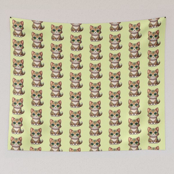 Item preview, Cute Australian Mist Cat Kawaii Tabby Cat Illustration designed and sold by Mousy17.