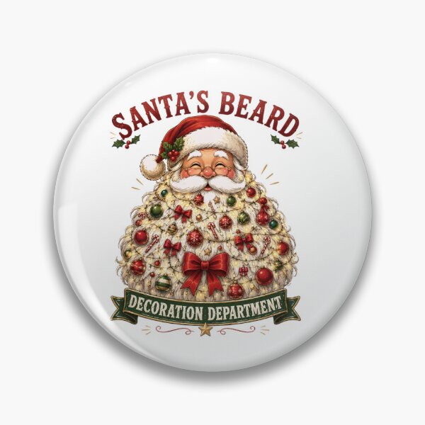 Item preview, Santa's Beard Decoration Department | Funny Christmas Santa designed and sold by MotylekAnia.