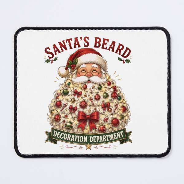Item preview, Santa's Beard Decoration Department | Funny Christmas Santa designed and sold by MotylekAnia.