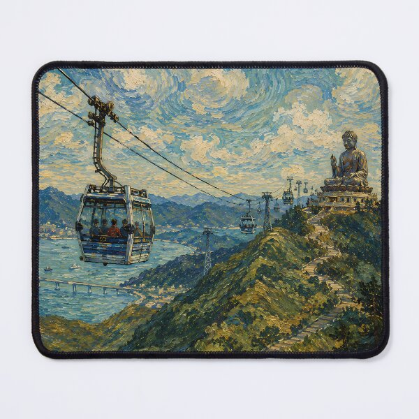 Item preview, Lantau Island - Van Gogh's Dream Travels (Impressionist Art) designed and sold by ianm1028.