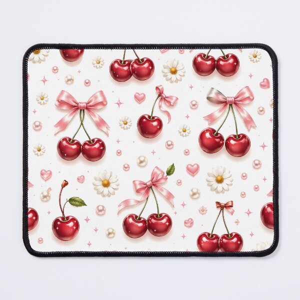 Item preview, Cherry Coquette Fruit Pattern Home Decor designed and sold by VibeFusionX.