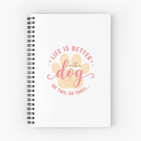Item preview, Life is Better With A Dog Or Two Or Three Paw Print designed and sold by SoyLamderma.
