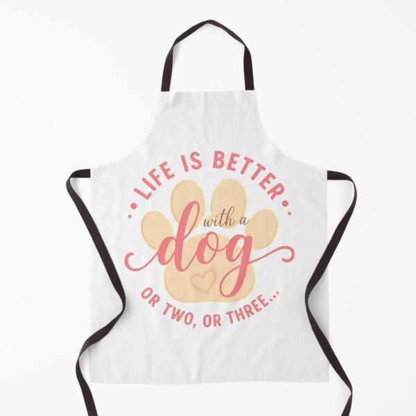 Item preview, Life is Better With A Dog Or Two Or Three Paw Print designed and sold by SoyLamderma.