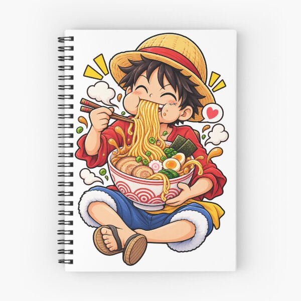 Item preview, Funny Pirate Boy Eating Ramen – Cute Anime Noodle Lover designed and sold by edikartt.