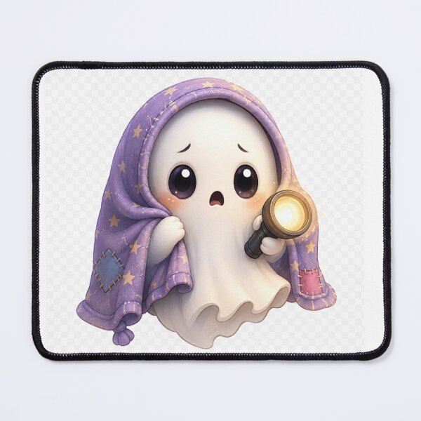 Item preview, The Ghost Who Is Afraid of the Dark designed and sold by NSUniverse.