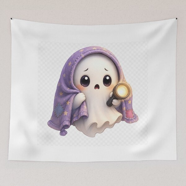 Item preview, The Ghost Who Is Afraid of the Dark designed and sold by NSUniverse.