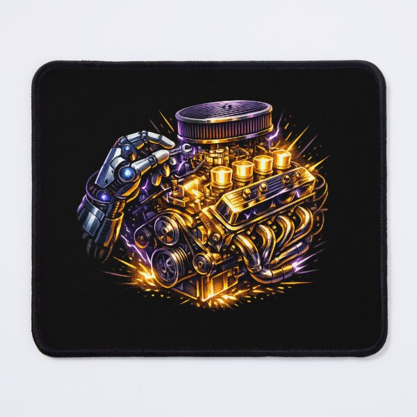 Item preview, Robotic Cyber Hand Chevy V8 Engine designed and sold by teemix.