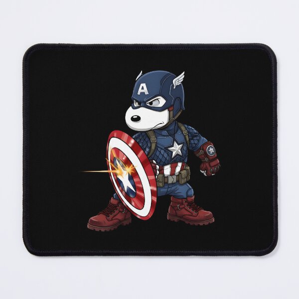 Item preview, Snoopy CaptainAmerica Superhero designed and sold by Nahkolahmom.