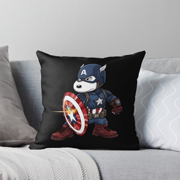 Item preview, Snoopy CaptainAmerica Superhero designed and sold by Nahkolahmom.