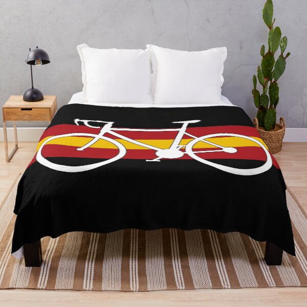 Item preview, Spain Cycling Flag - Vuelta a España Bike - Spanish Cyclist Gift designed and sold by rikyfreestyle.