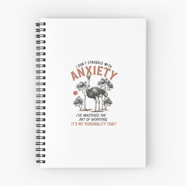 Item preview, Mastered Anxiety Ostrich designed and sold by Colorful-Garden.