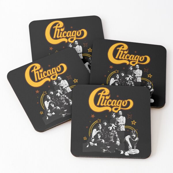 Item preview, Chicago Band Members Typography Starry Night designed and sold by seikiofrol.