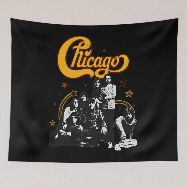 Item preview, Chicago Band Members Typography Starry Night designed and sold by seikiofrol.