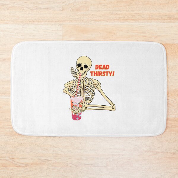 Item preview, Skeleton Humour T Shirt - Dead Thirsty! designed and sold by soprinted.