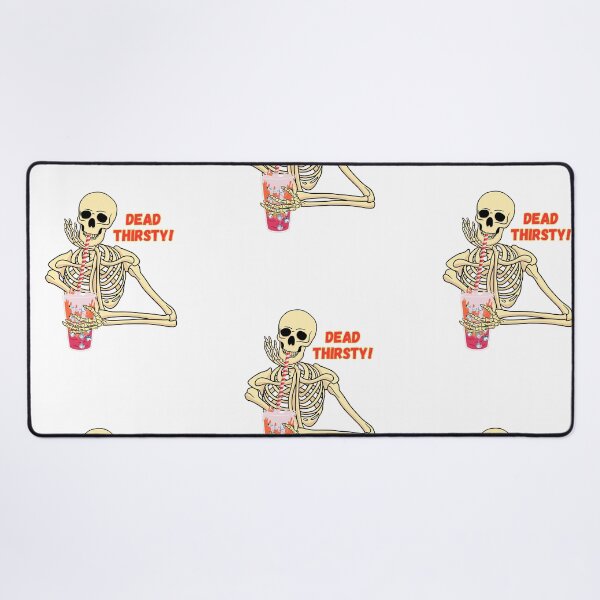Item preview, Skeleton Humour T Shirt - Dead Thirsty! designed and sold by soprinted.