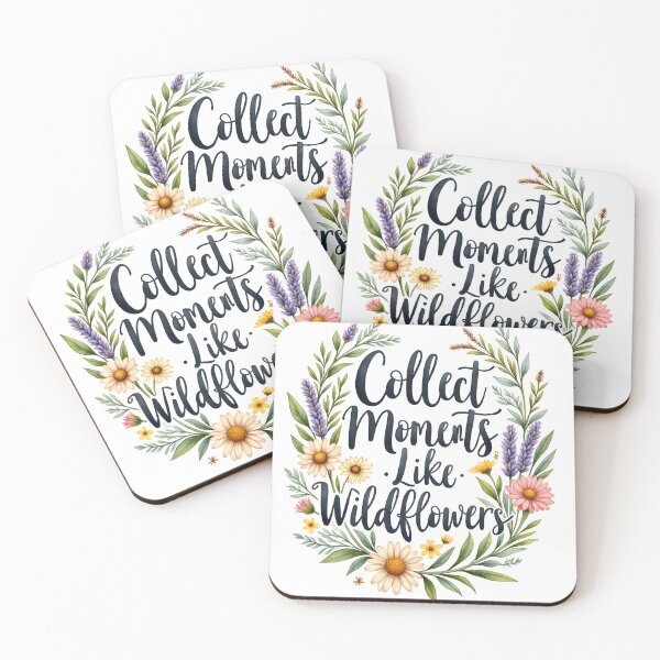 Item preview, Wildflower Floral Botanical Wreath with Inspirational Quote Design designed and sold by Connys Colorful World.