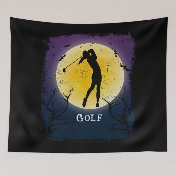 Item preview, Golfing Woman Halloween Vintage Art Female Golfer designed and sold by cgocgy.